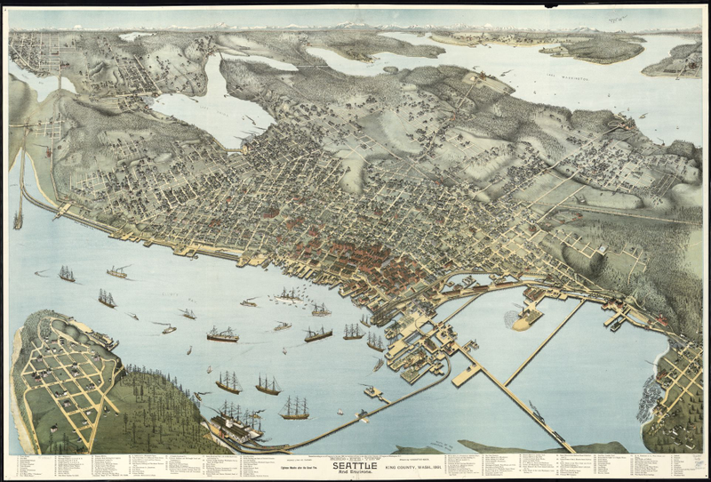 Illustration for article titled 13 Gorgeous Panoramic Maps Drawn Long Before Satellites Even ExistedÂ
